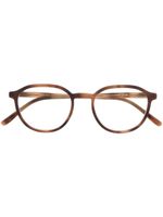 Mykita lunettes de vue à monture ronde - Marron