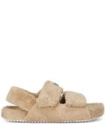 Dolce & Gabbana sandales en fourrure artificielle - Tons neutres