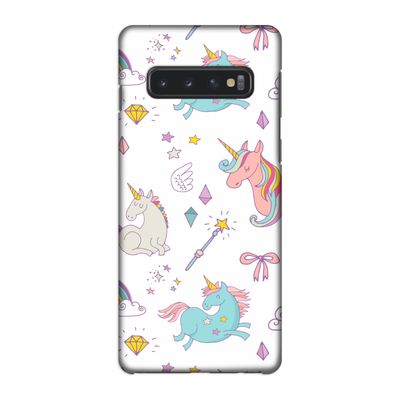 Fantasiewereld: Samsung Galaxy S10 4G Volledig Geprint Hoesje