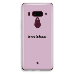 kwetsbaar: HTC U12+ Transparant Hoesje