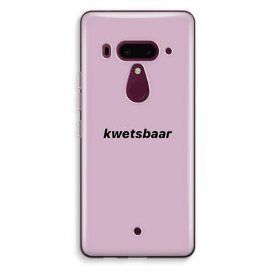 kwetsbaar: HTC U12+ Transparant Hoesje