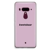 kwetsbaar: HTC U12+ Transparant Hoesje