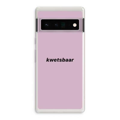 kwetsbaar: Google Pixel 6 Pro Transparant Hoesje