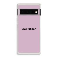 kwetsbaar: Google Pixel 6 Pro Transparant Hoesje