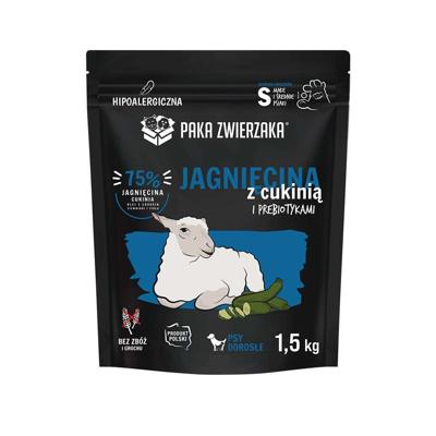 PAKA ZWIERZAKA Lamb with zucchini S - droog hondenvoer - 1,5kg