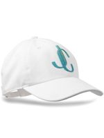 Jimmy Choo casquette Paxy à logo appliqué - Blanc