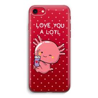 Love You A Lotl: iPhone SE 2020 Transparant Hoesje Love You A Lotl: iPhone SE 2020 Transparant Hoesje
