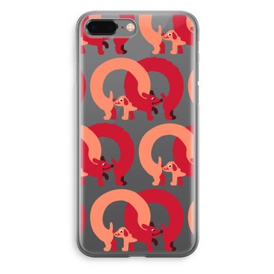 Dogs: iPhone 8 Plus Transparant Hoesje