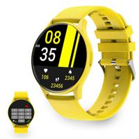 Ksix Core AMOLED Smartwatch met sport/gezondheidsmodus - Geel