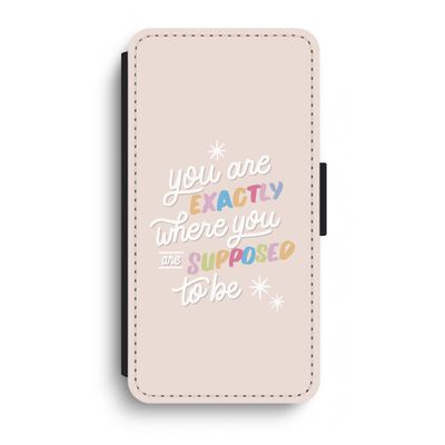 Right Place: iPhone XR Flip Hoesje