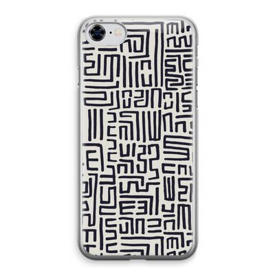 Moroccan Print: iPhone 8 Transparant Hoesje