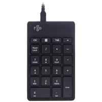 R-GO Tools Numpad Break Numeriek toetsenbord Kabelgebonden Ergonomisch Zwart