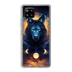 Wolf Dreamcatcher: Samsung Galaxy A42 5G Transparant Hoesje