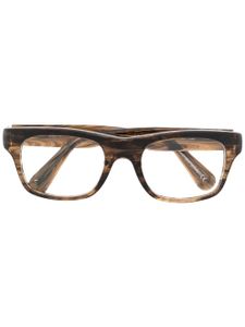 Oliver Peoples lunettes de vue Brisdon à monture carrée - Marron