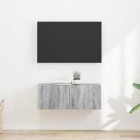 TV Wandkast 2 pcs Grijs Sonoma 60 x 31 x 29.5 cm Bewerkt hout