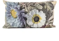 Anna&apos;s Collection buitenkussen boeket bloemen 30x50cm multi