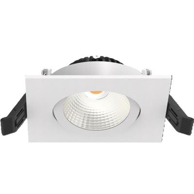 Inbouwspot Artdelight Dublin 1 Lichts Vierkant LED 2700K Dimbaar Wit
