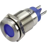 TRU COMPONENTS GQ16F-D/B/12V/N LED-signaallamp Blauw 12 V/DC