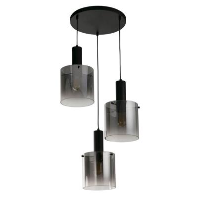 Searchlight Zwarte hanglampSweden 3-lichts - 88910-3BK
