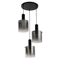 Searchlight Zwarte hanglampSweden 3-lichts - 88910-3BK