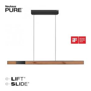 Neuhaus PURE® Hanglamp PURE MOTO-RISE e-Slide & e-Lift Black Wood