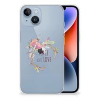 Apple iPhone 14 Telefoonhoesje met Naam Boho Text