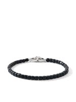 David Yurman bracelet Spiritual Beads Cushion en argent sterling (4 mm) - Noir - thumbnail