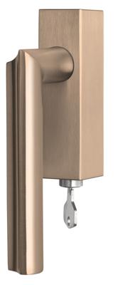 Formani David Rockwell ECLIPSE DR102-DKLOCK draaikiepgarnituur afsluitbaar linksdraaiend - PVD licht brons