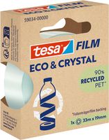 Tesafilm eco & crystal, ft 19 mm x 33 m