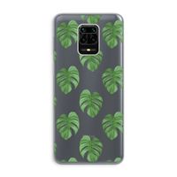 Monstera leaves: Xiaomi Redmi Note 9 Pro Transparant Hoesje