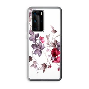 Mooie bloemen: Huawei P40 Pro Transparant Hoesje