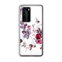 Mooie bloemen: Huawei P40 Pro Transparant Hoesje