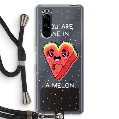 One In A Melon: Sony Xperia 5 Transparant Hoesje met koord