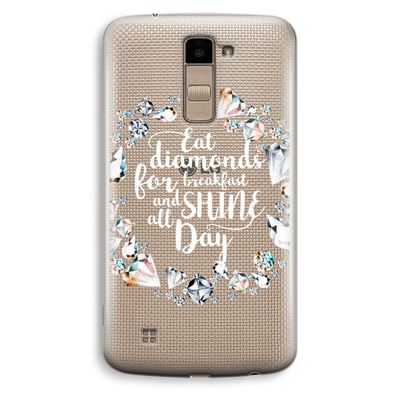 Diamonds: LG K10 (2016) Transparant Hoesje