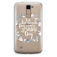 Diamonds: LG K10 (2016) Transparant Hoesje