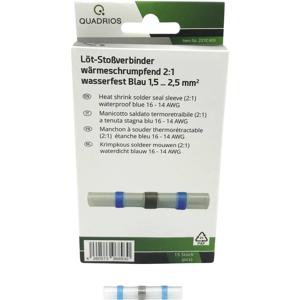 Quadrios 2011C400 Stootverbinder 1.5 mm² 2.5 mm² Volledig geïsoleerd Blauw 15 stuk(s)