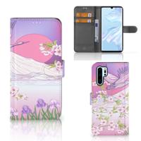 Huawei P30 Pro | Telefoonhoesje | Met pasjeshouder | Bird Flying