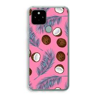 Kokosnoot roze: Google Pixel 5 Transparant Hoesje