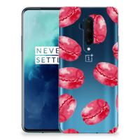 OnePlus 7T Pro | Siliconen Case | Pink Macarons
