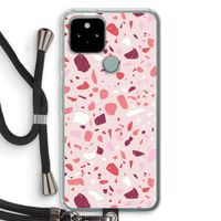 Terrazzo N°15: Pixel 5 Transparant Hoesje met koord