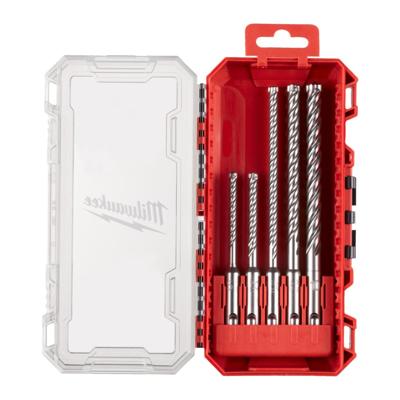 Milwaukee SDS-PLUS UK borenset MX4 Packout Friendly Box (5,5 x 115, 5,5/6/7/8 x 165 mm) - 4932498298