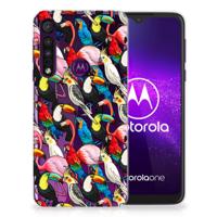 Motorola One Macro | TPU Hoesje | Birds