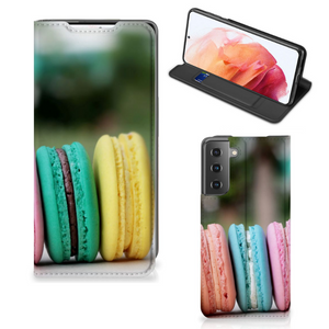 Samsung Galaxy S21 Flip Style Cover Macarons