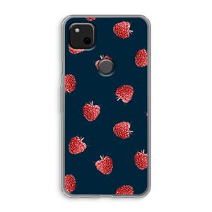 Framboosjes: Google Pixel 4a Transparant Hoesje