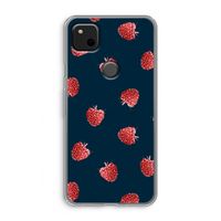 Framboosjes: Google Pixel 4a Transparant Hoesje
