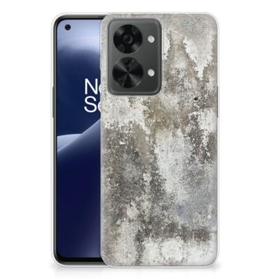 OnePlus Nord 2T | TPU | Siliconen hoesje | Beton Print