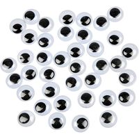 16x Wiebel oogjes/googly eyes 20 mm - thumbnail