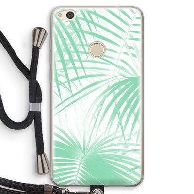 Palmbladeren: Huawei Ascend P8 Lite (2017) Transparant Hoesje met koord