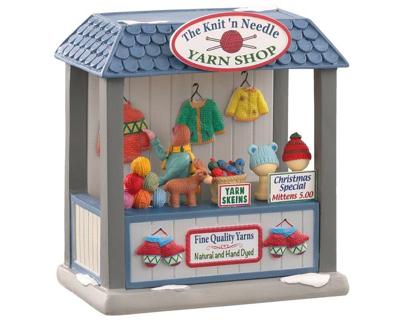The Knit 'N Needle Yarn Shop B/O (3V) Kerst - Lemax