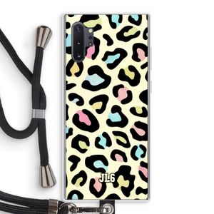 Leopard pattern: Samsung Galaxy Note 10 Plus Transparant Hoesje met koord